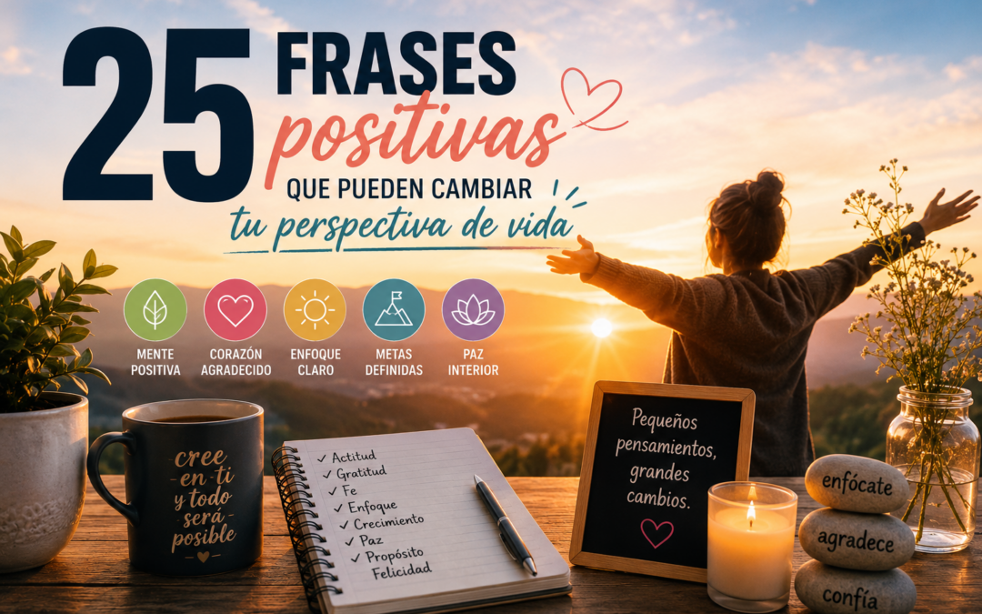 Descubre las 25 frases positivas que pueden cambiar tu perspectiva de vida