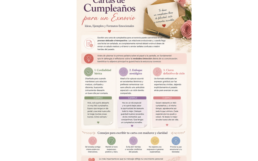 carta de cumpleaños para ex novio