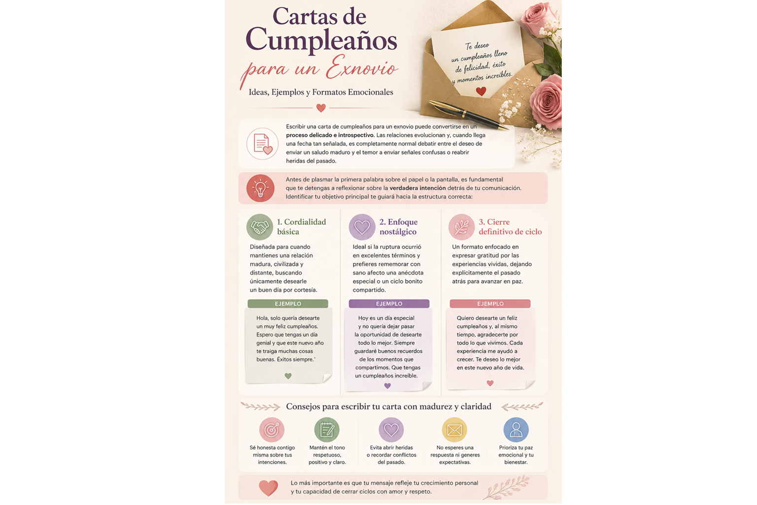 carta de cumpleaños para ex novio
