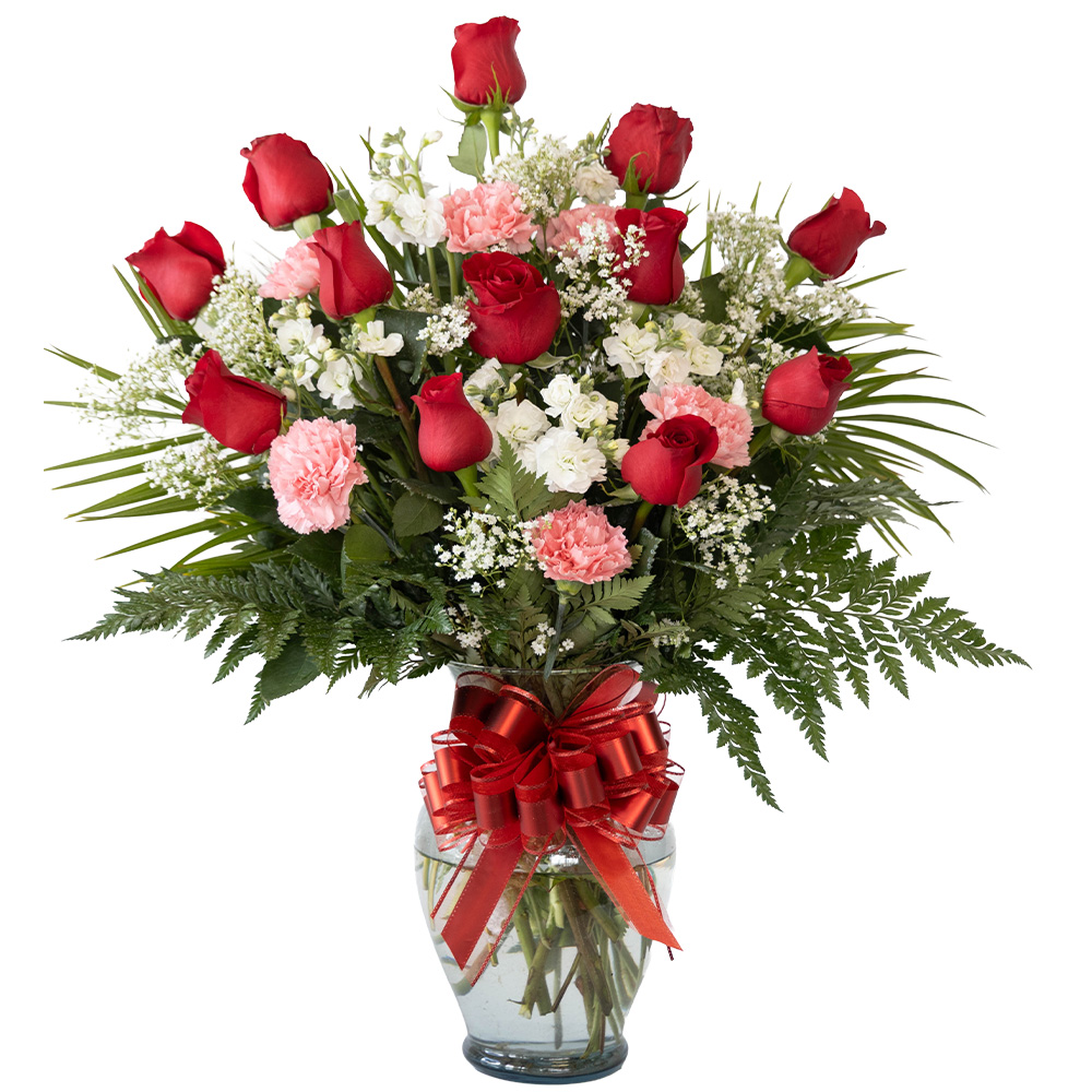 nery pink red arreglo de flores