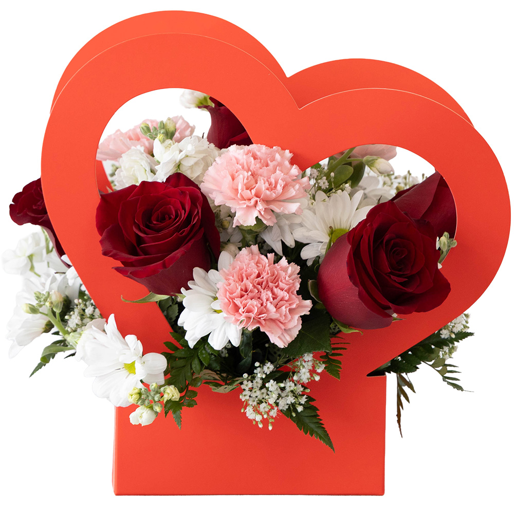 floral arrangement #60 red