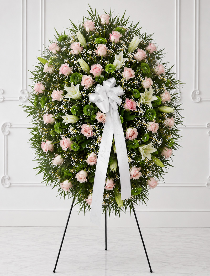 spray 50 pink roses Frsh Flowers Hialeah