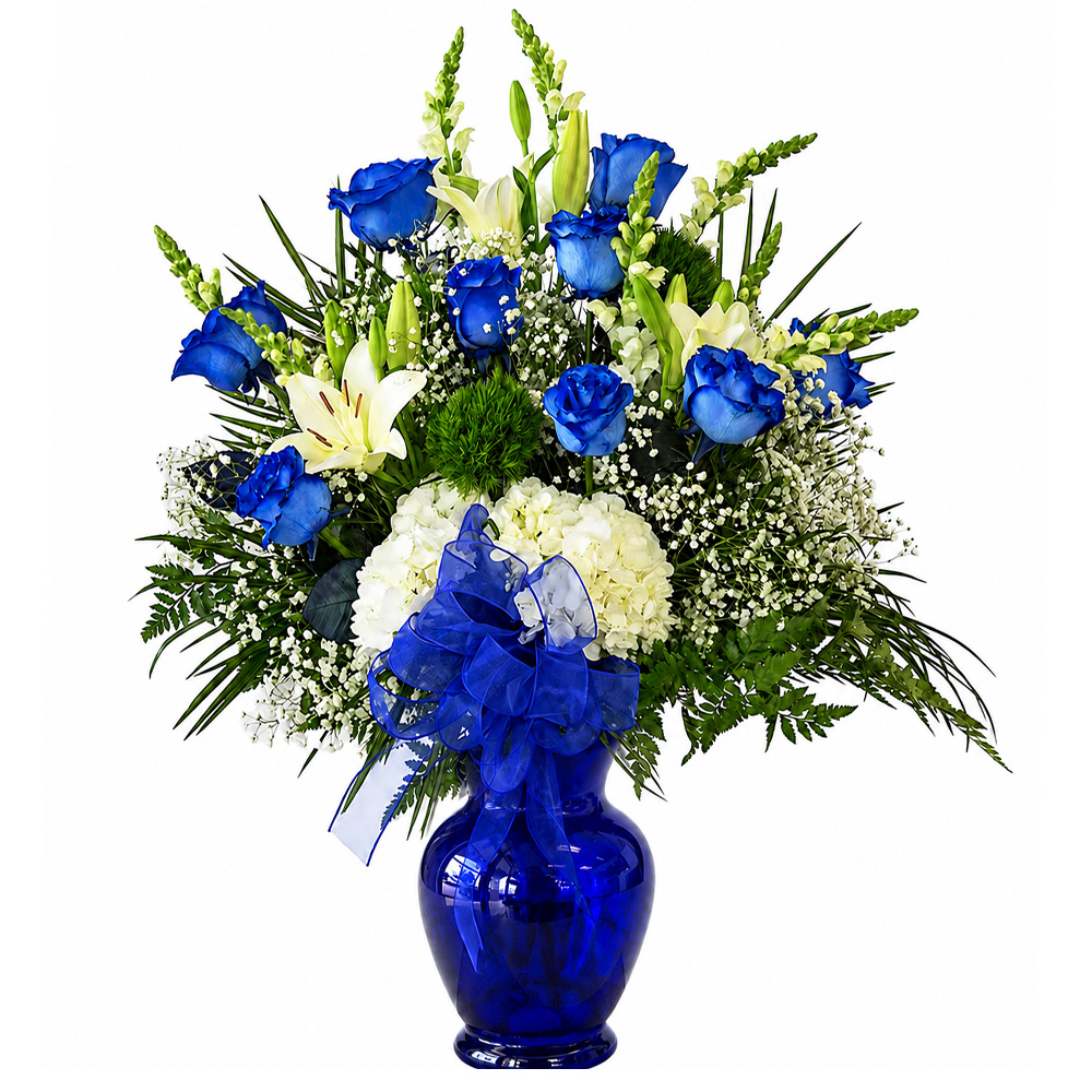 casablanca Blue Vase blue